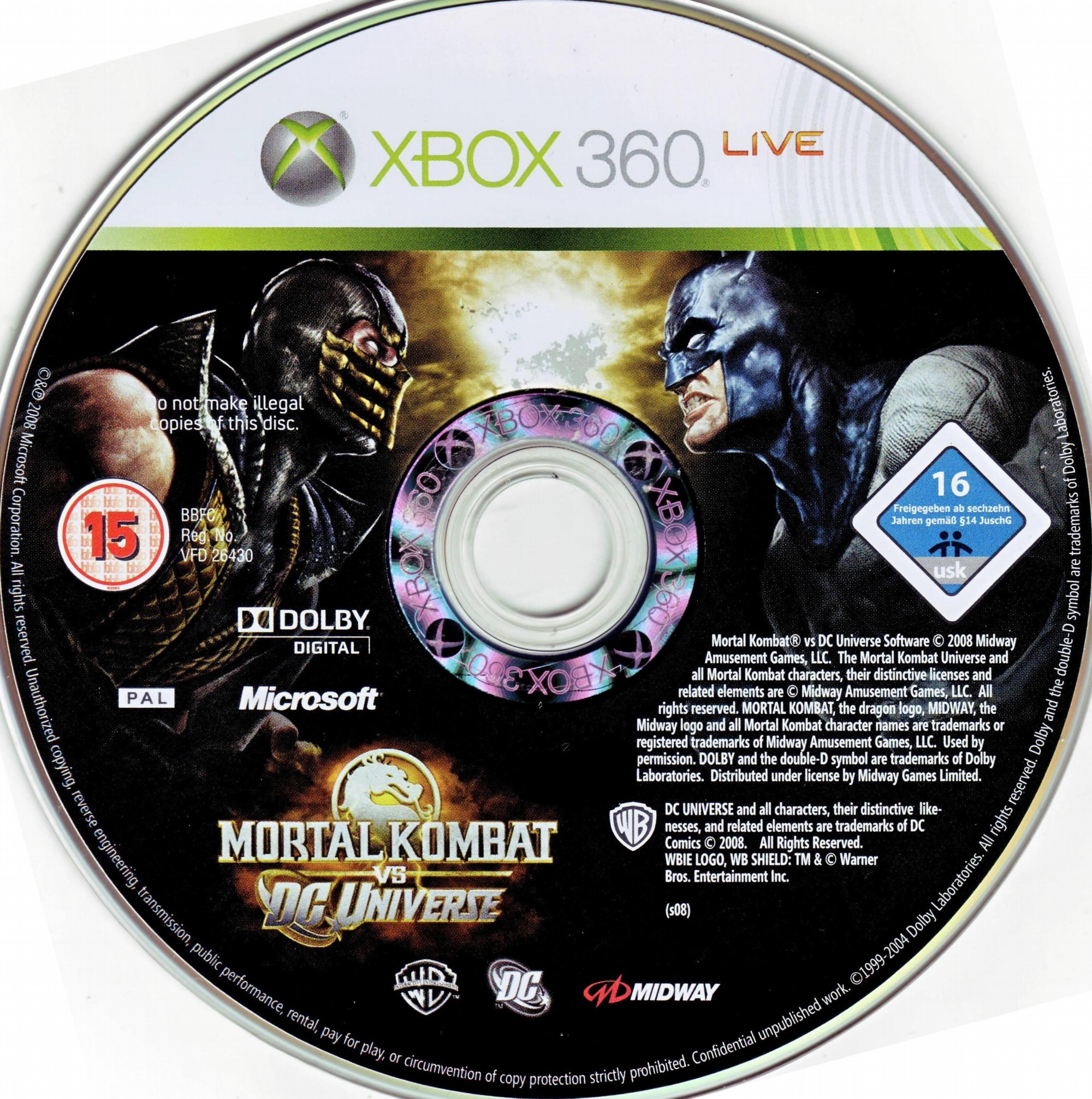 Mortal Kombat Vs Dc Universe 2008 Xbox 360 Gamerip Mp3 Download 2200